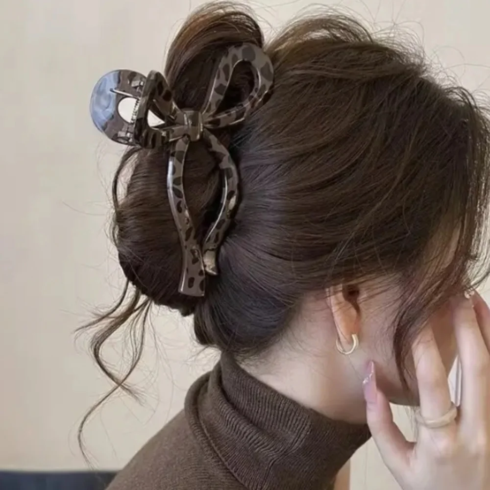 Leopard Print Claw Clip Hair Accessories